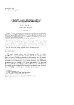 A heuristic column generation method for the heterogeneous fleet VRP
