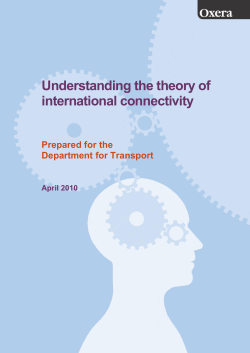 Understanding the theory of international connectivity