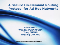A Secure On-Demand Routing Protocol for Ad Hoc Networks