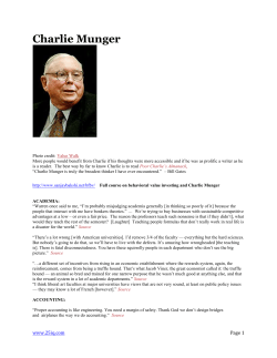 Charlie Munger