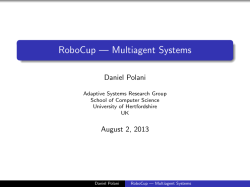 RoboCup &mdash; Multiagent Systems - University of Bonn, Computer