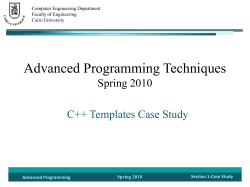 Advanced Programming