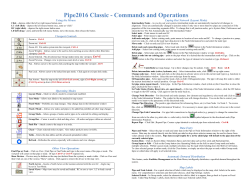 Command Card Pipe2016 Classic