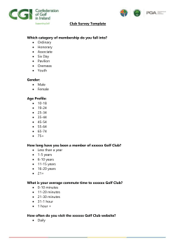 Club Survey Template 1