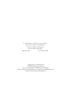 A multilevel algorithm for solving the trust