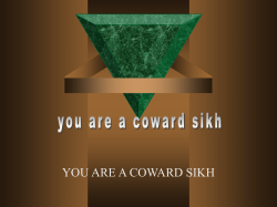 A Coward Sikh