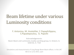 Luminosity evolution and optimal fill time