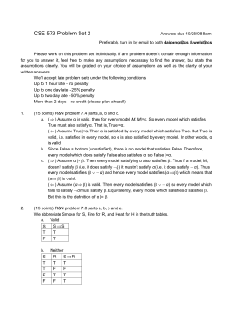 CSE 573 Problem Set 1