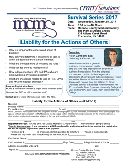 01-25-17 - Liability for the Actions of Others.pub