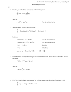 Chapter 6 Practice Test Group 3 with solutions Chapter 6