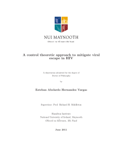A control theoretic approach to mitigate viral escape in HIV