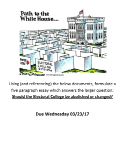 DBQ Electoral College
