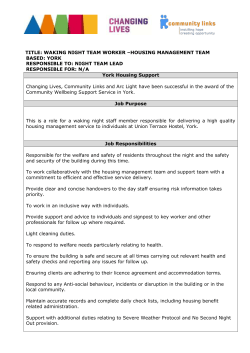 Team Leader - Changing Lives