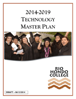 Technology Master Plan 2014-2019