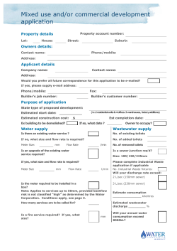 Mixed use/and or commercial development application