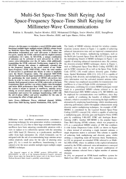 Multi-Set Space-Time Shift Keying And Space