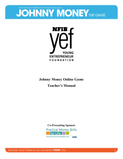 Johnny Money Online Game