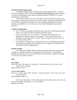 2014 INSIGHT Citation Quick Guide