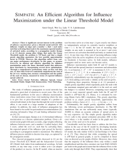 Simpath: An Efficient Algorithm for Influence Maximization under the