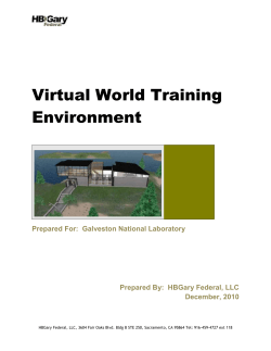 Prepared By: HBGary Federal, LLC December, 2010