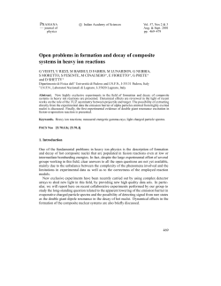Open problems in formation and decay of composite systems in