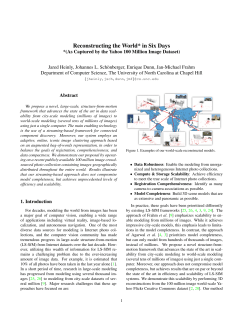 Reconstructing the World* in Six Days - Jan