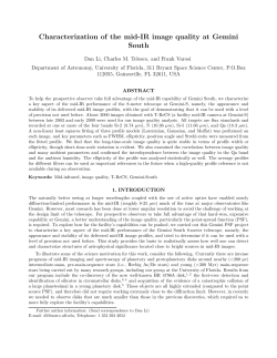 Characterization of the mid-IR image quality at Gemini South