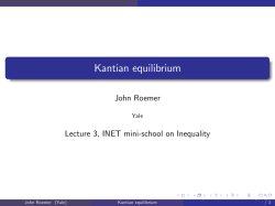 Kantian equilibrium
