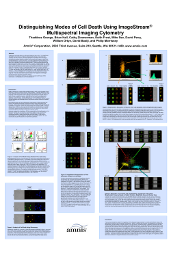 Distinguishing Modes of Cell Death Using ImageStream