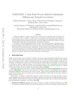 COEVOLVE: A Joint Point Process Model for Information Diffusion