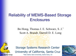 MEMS: Advancing to candidacy - cse.scu.edu