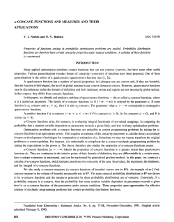 concave functions and measures and their applications