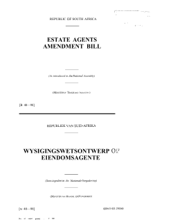 Estate Agents Amendment Bill [B40-98]