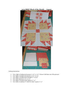 Buckeye Blossoms Block of the Month