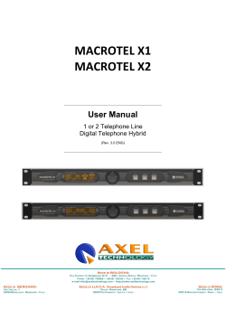 macrotel x1 macrotel x2