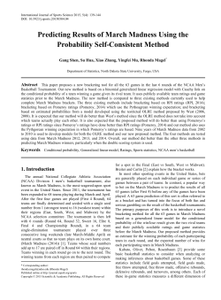 Conditional probability, Generalized linear model, Ratings, Sports