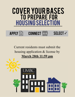 Housing Selection 2017 Printable Packet - Residential Life