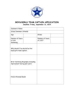 LSST Team Captain Application
