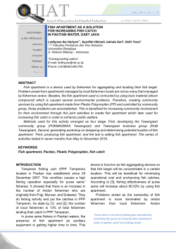 INCREASING EFFICIENCY DRAINING PRODUCTION OF CARANG
