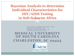 Bayesian Analysis to determine Individual