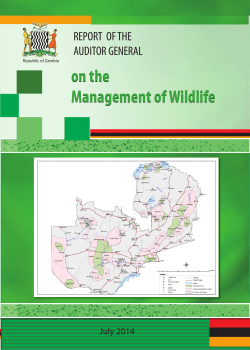 Management of Wildlife January 2014