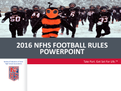National Federation Rules Changes