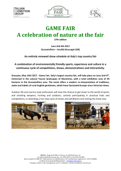 GAME FAIR A celebration of nature at the fair