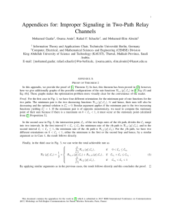 Appendices for: Improper Signaling in Two-Path
