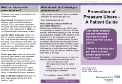 Pressure ulcer prevention - patient guide final version (V2) Aug 20101