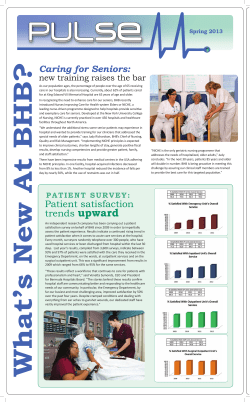 Patient satisfaction trends upward