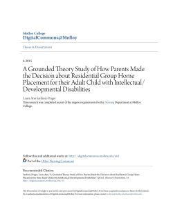 A Grounded Theory Study of How Parents Made the Decision about