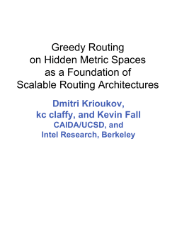 Overview of Greedy Routing on Hidden Metric Spaces