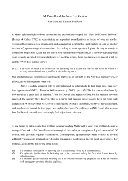 McDowell and the New Evil Genius