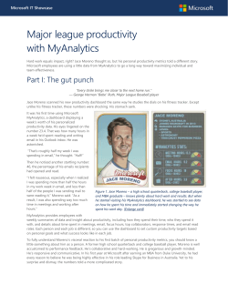 Part III: A whole new ball game - Center